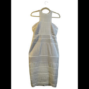 Self-Portrait White Midi Dress